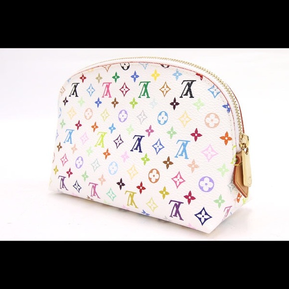 Louis Vuitton Handbags - Louis Vuitton Multi Color Cosmetic Bag White